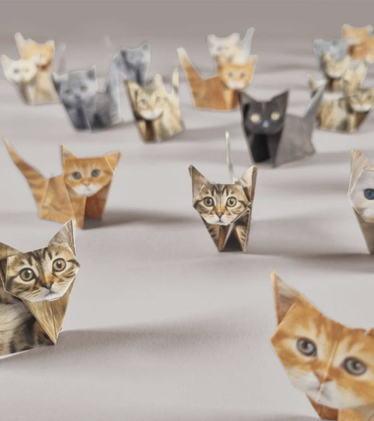 Origami mini katzen