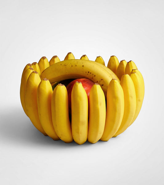 Realistische Bananen-Obstschale