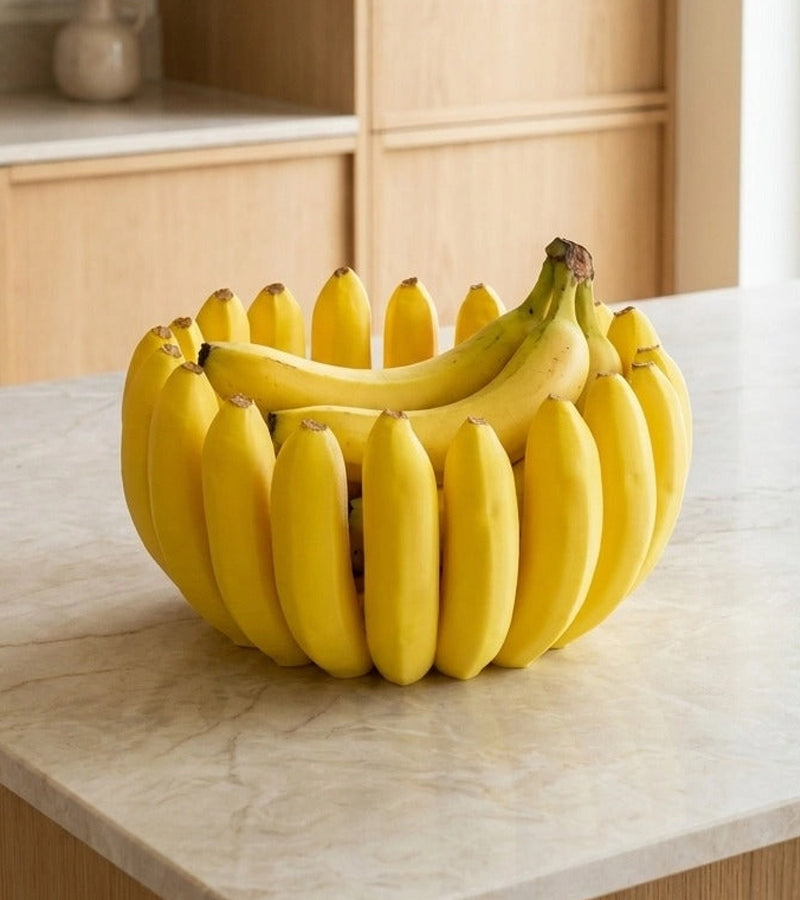 Realistische Bananen-Obstschale