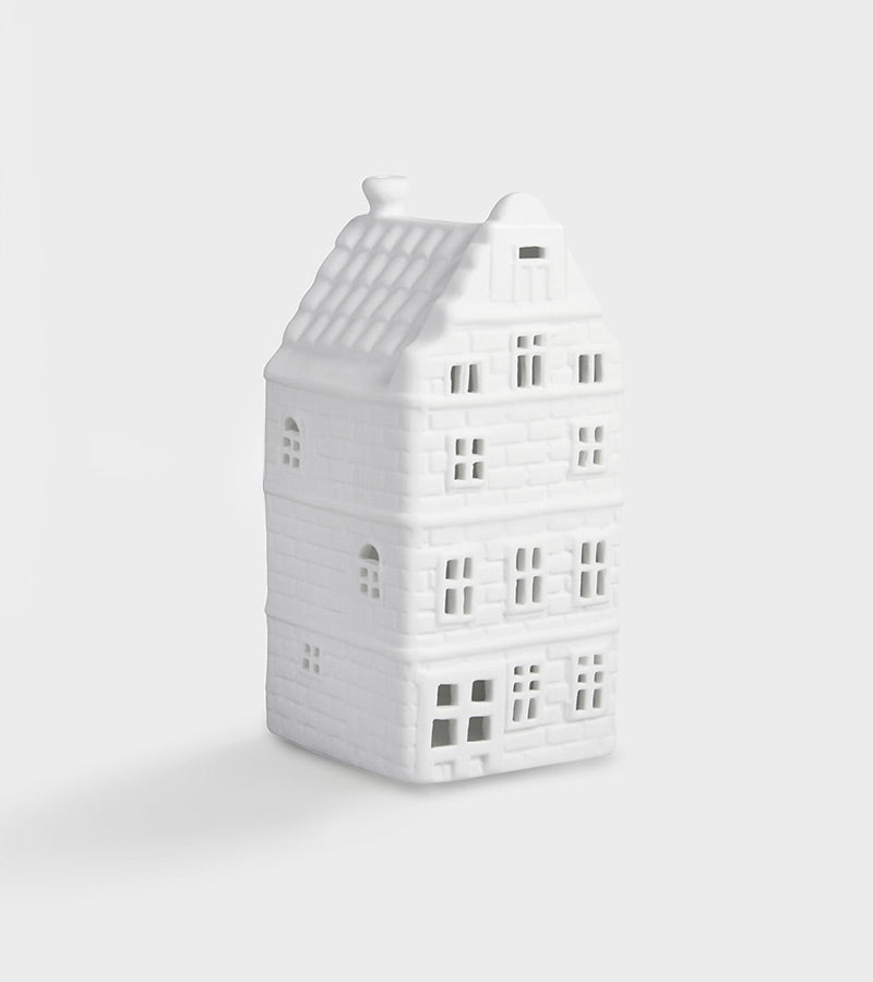 Teelichthalter im niederländischen Grachtenhaus-Design