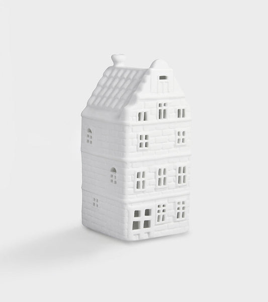 Teelichthalter im niederländischen Grachtenhaus-Design
