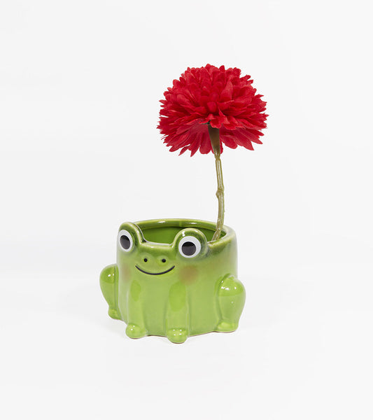 Blumentopf frosch