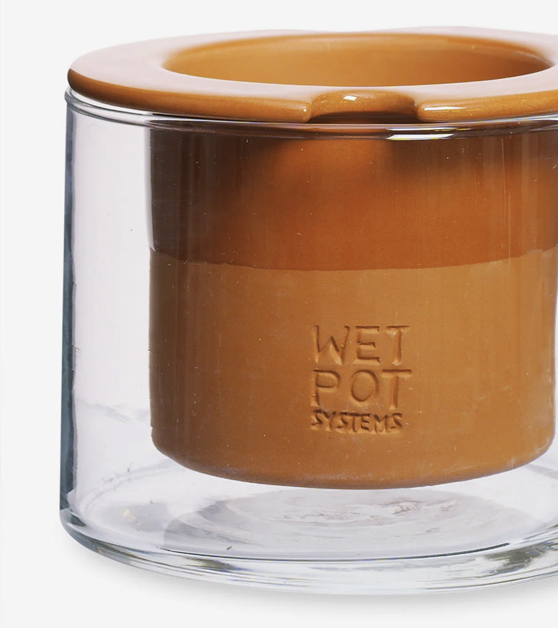 Keramiktopf wet pot selbstbewässernd