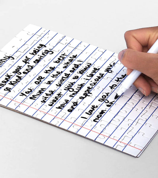 Puzzle personalisiert buchstabe