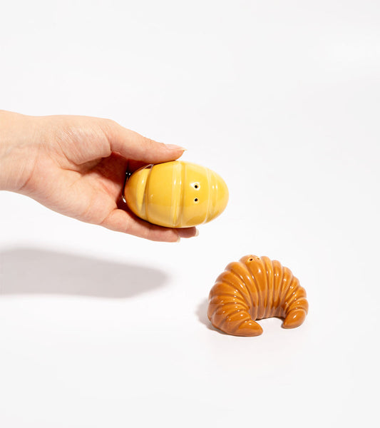 Salz und pfeffer set baguette croissant