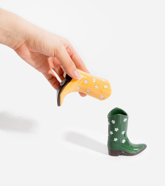 Salz und pfeffer set cowboystiefel
