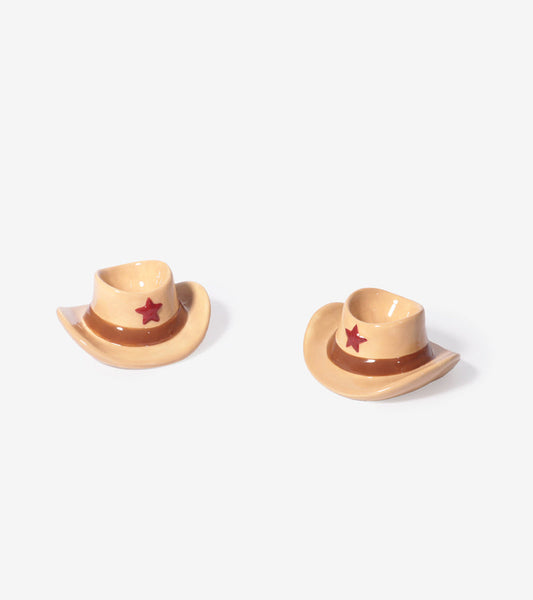 Cowboy-Eierbecher-Set
