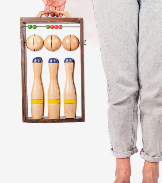 Transportables Bowling-Set