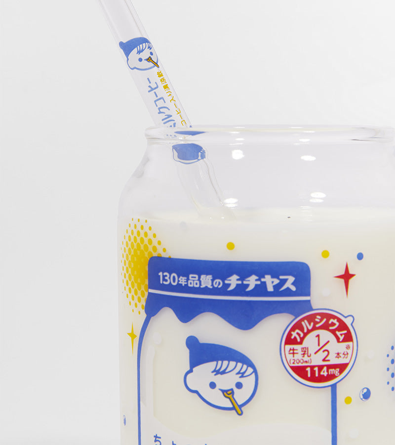Glas milk cup kawaii