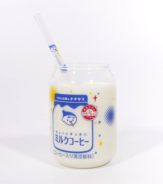 Glas milk cup kawaii