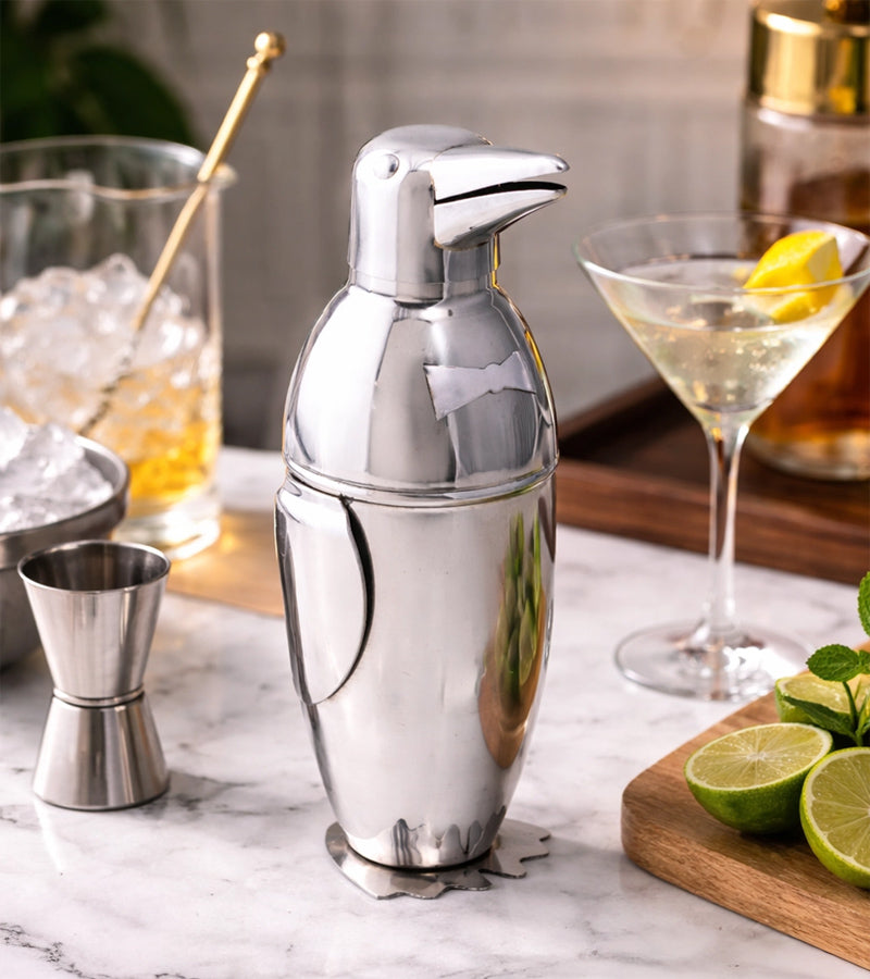 Cocktail shaker pinguin