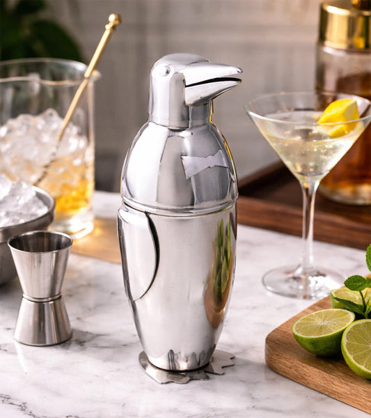 Cocktail shaker pinguin