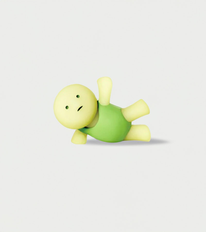 Smiski figur exercising