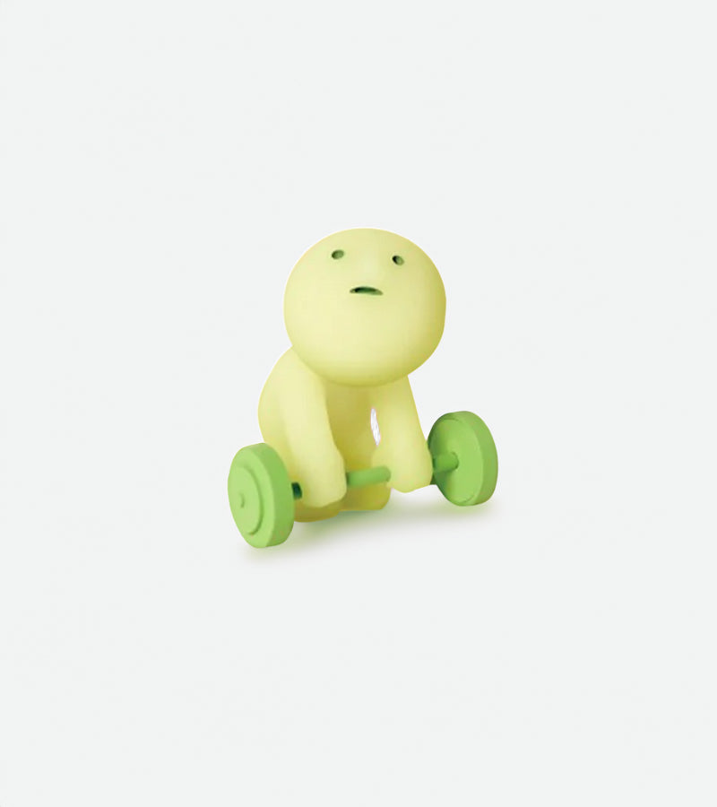 Smiski figur exercising