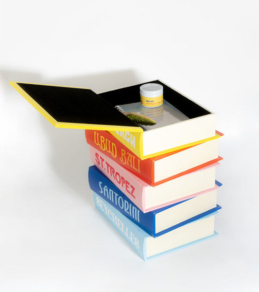 Beistelltisch bücherstapel paradise