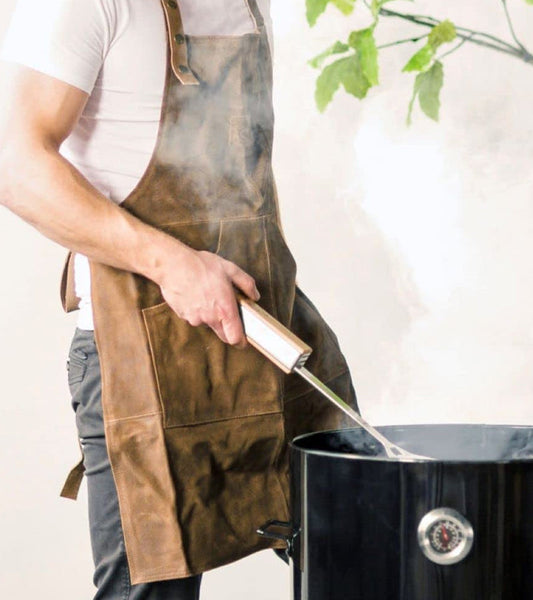 BBQ schürze leder