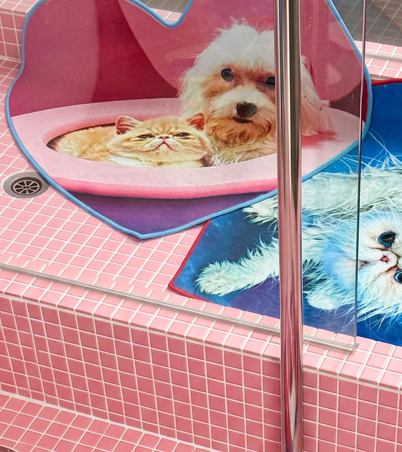 Badematte BFF Hund & Katze - Seletti x TOILETPAPER