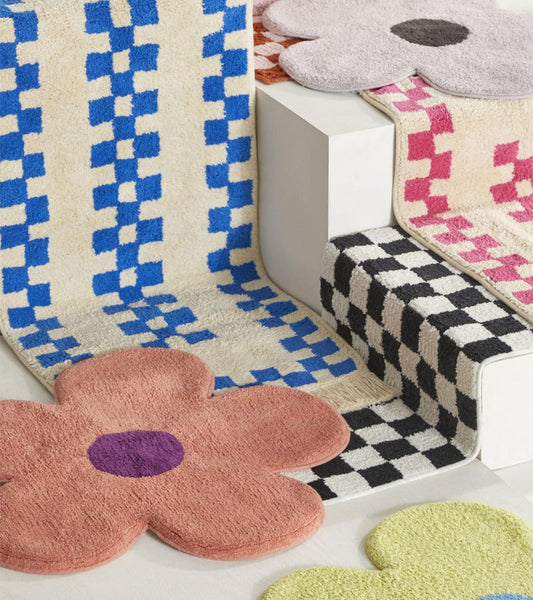 Blumen badematte