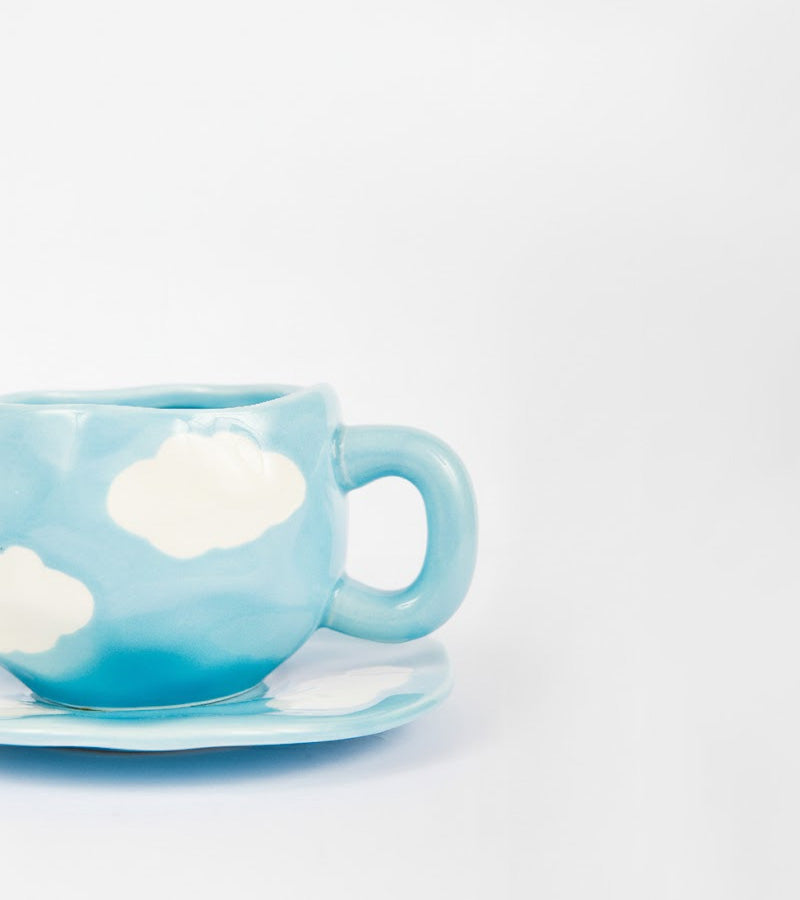 Tasse wolke untertasse