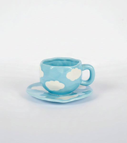 Tasse wolke untertasse