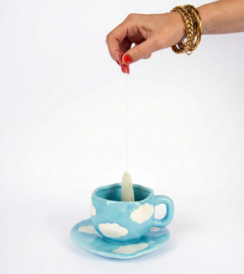 Tasse wolke untertasse