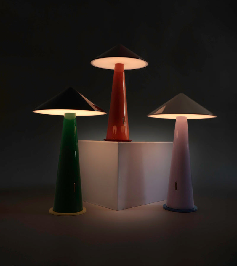 Tipsy, die tragbare Lampe