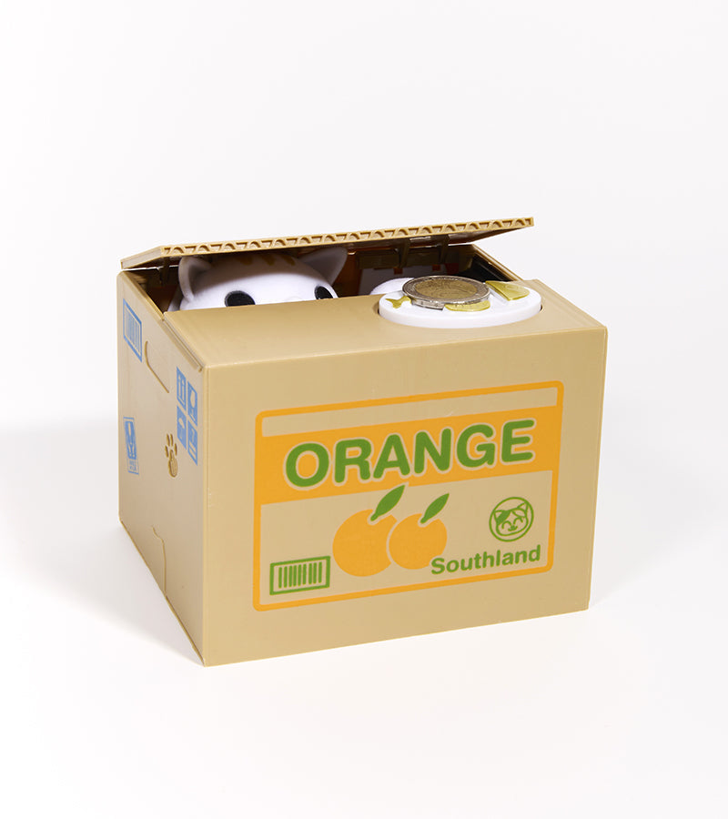 Spardose „Münzklau-Katze“