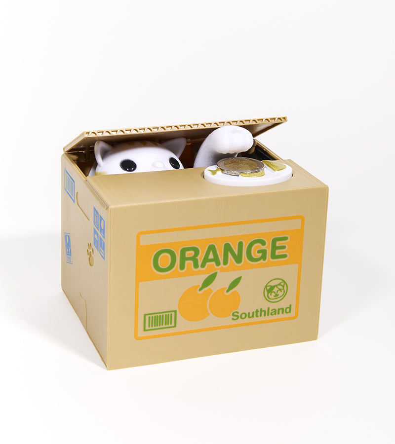 Spardose „Münzklau-Katze“