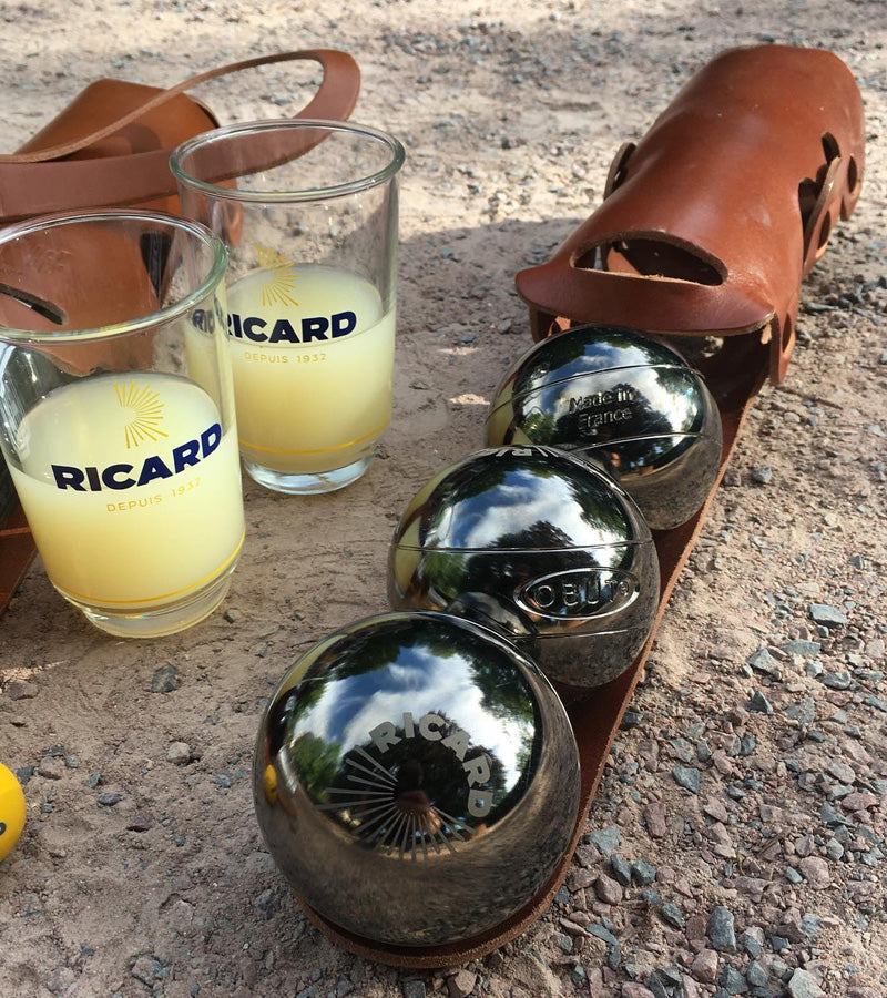 Petanque tasche leder