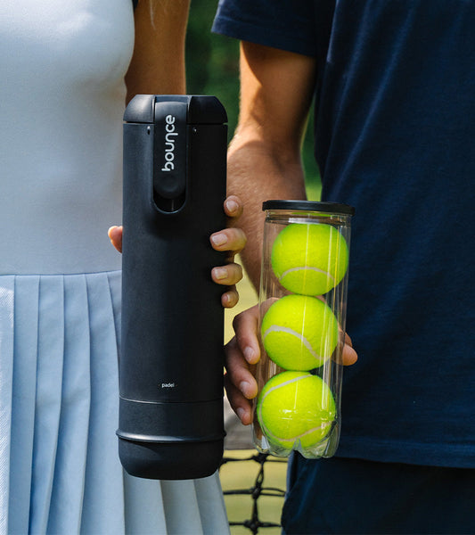 Tube bounce ballhalter