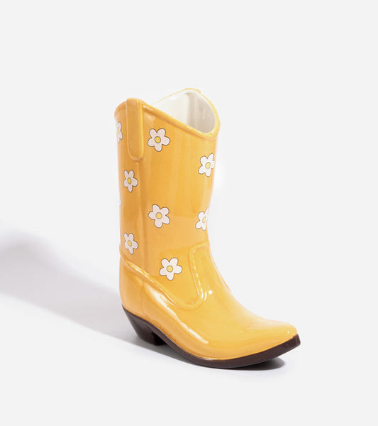 Vase cowboystiefel