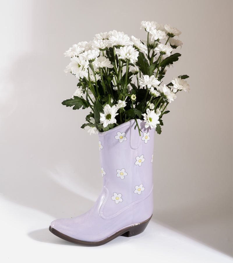 Vase cowboystiefel