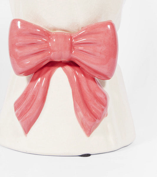 Vase schleife bouquet