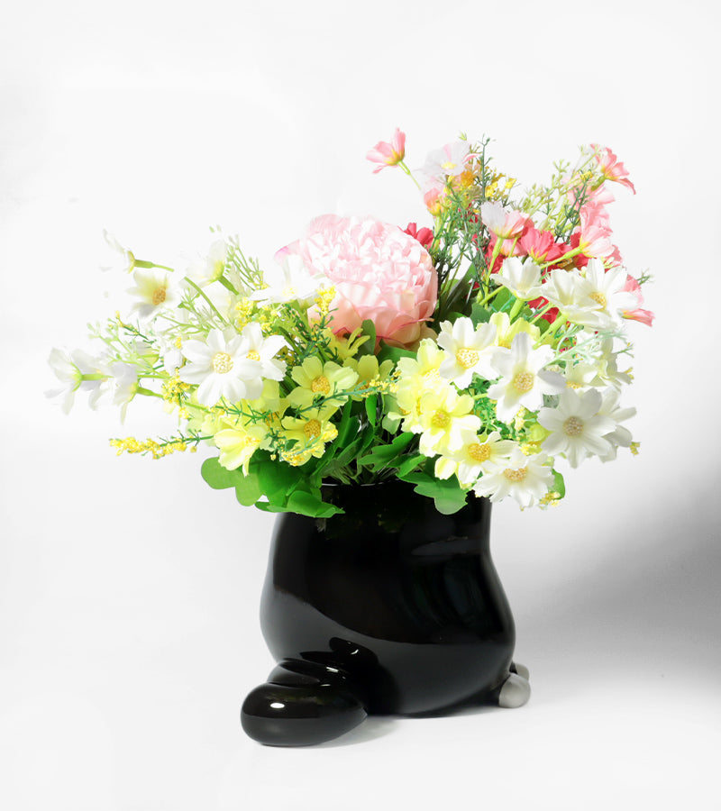Vase katze dick