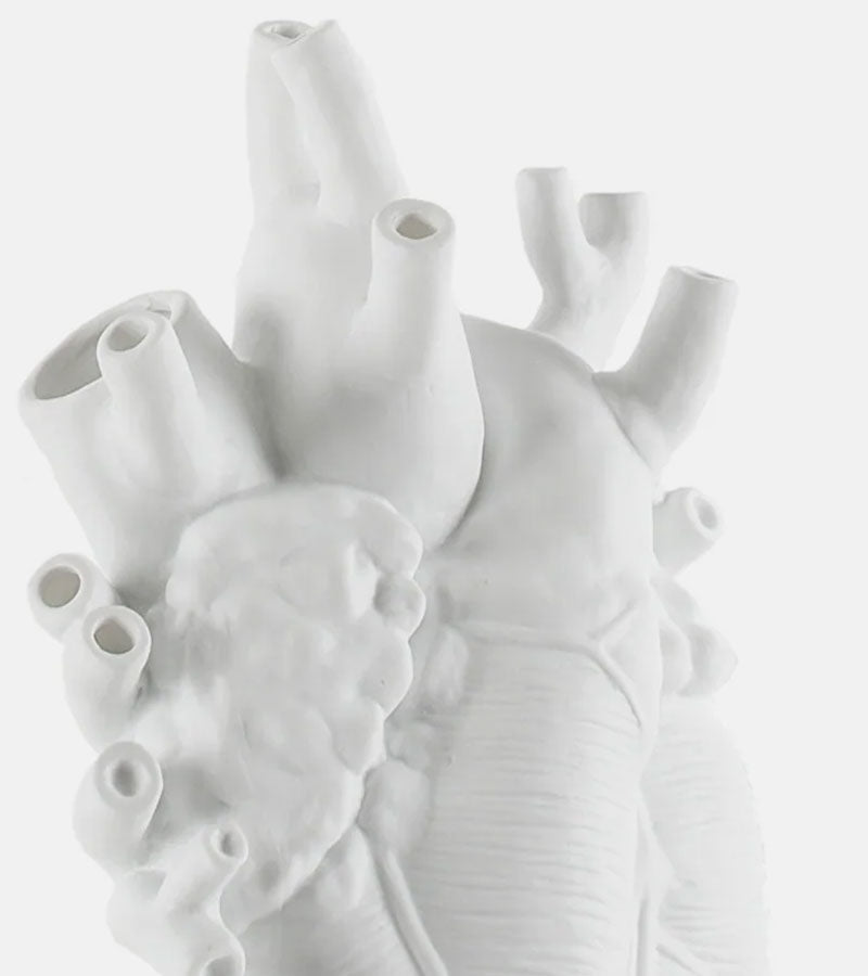 Vase herz love in bloom
