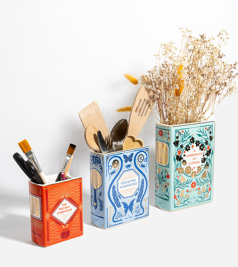 Keramikvase Bibliophile