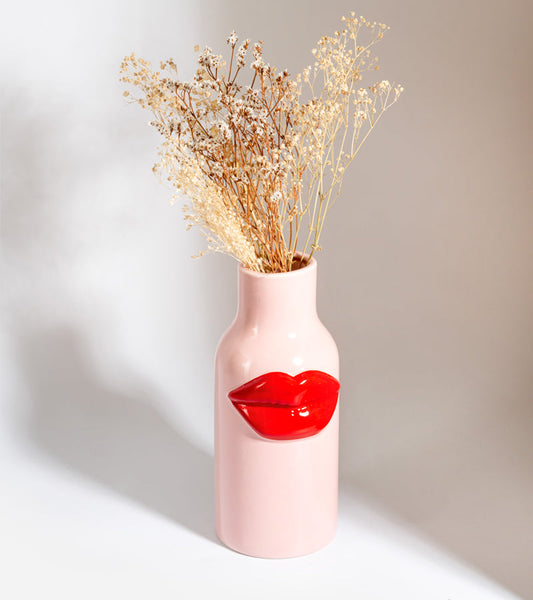 Vase lips keramik