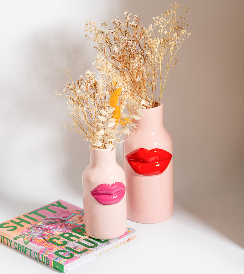 Vase lips keramik