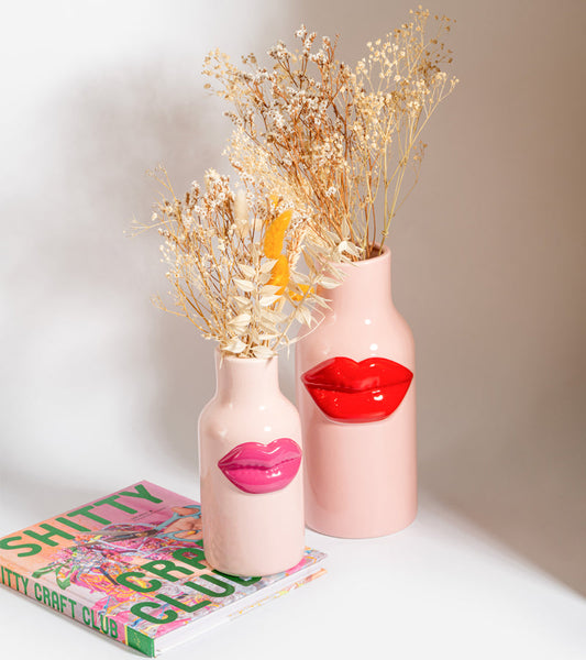 Vase lips keramik