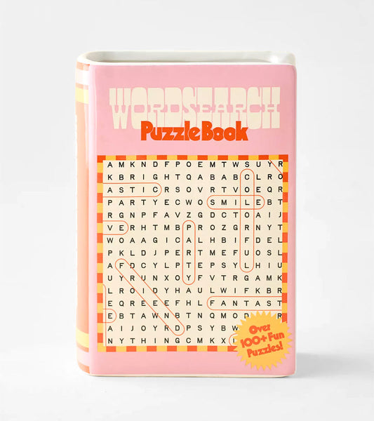 Vase buch wortmix