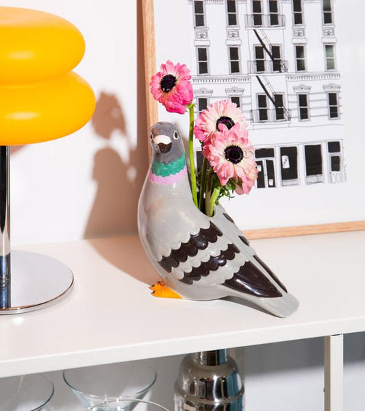 Vase taube