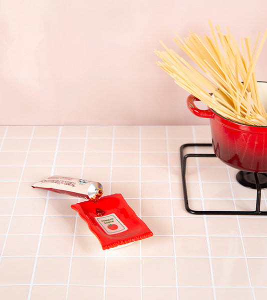 Taschenleerer ketchup