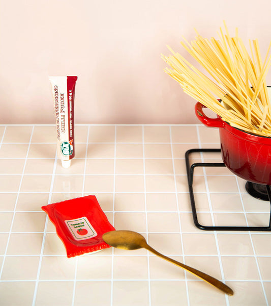 Taschenleerer ketchup